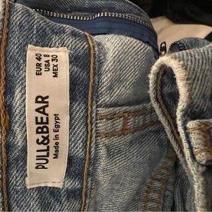 Pull&Bear size 8 distressed jeans